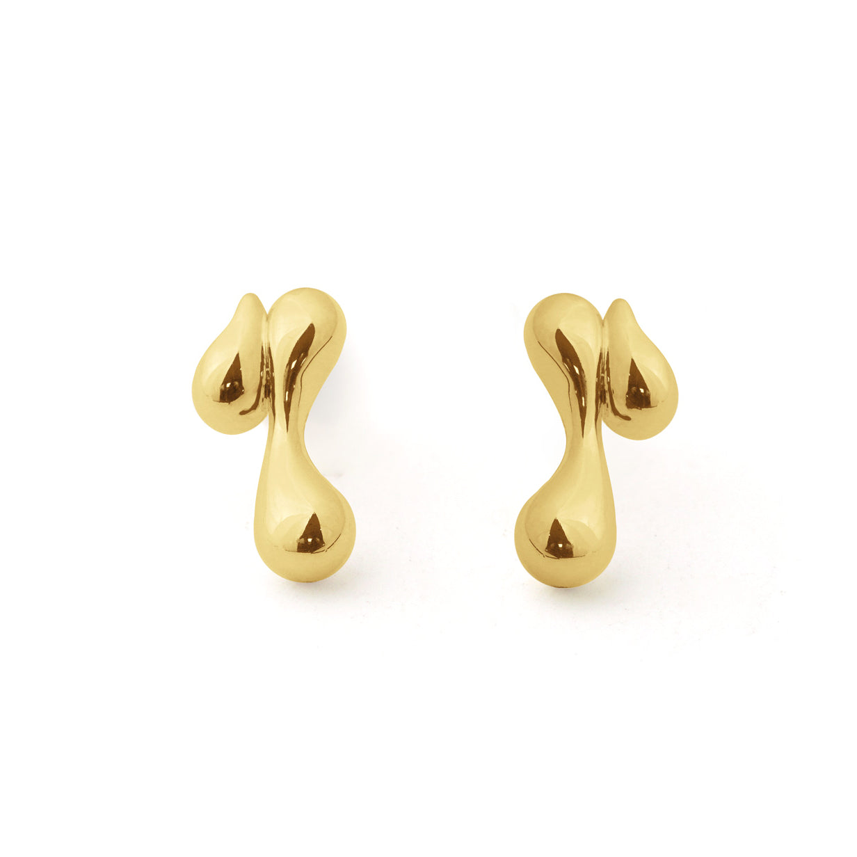 Mindful Electroforming Hollow Irregular Chunky Drop Waters Hypoallergenic S999 Sterling Silver Statement Earrings(Pre-Sale)