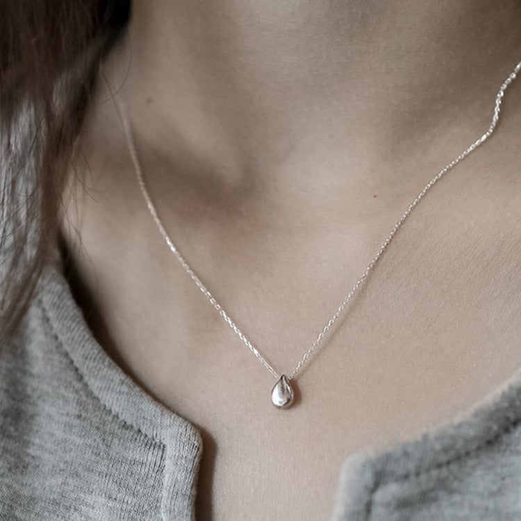 Mindful Mini Waterdrop 925 Sterling Silver Necklace