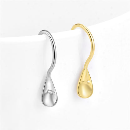 Modern Wayer Drop 925 Sterling Silver DIY Earring Hooks