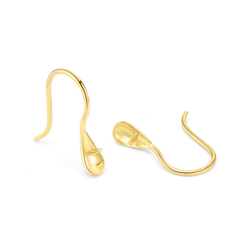 Modern Wayer Drop 925 Sterling Silver DIY Earring Hooks