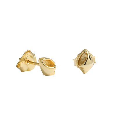 Cute Mini Holiday Gift Conch 925 Sterling Silver Stud Earrings