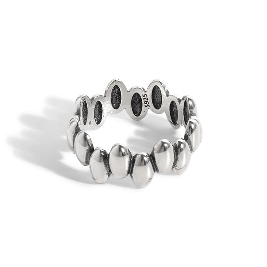 Geometry Ellipse 925 Sterling Silver Ring